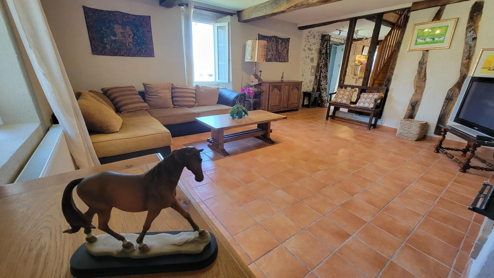 公寓 Maison Dans Gite Domaine Rey Loubersan